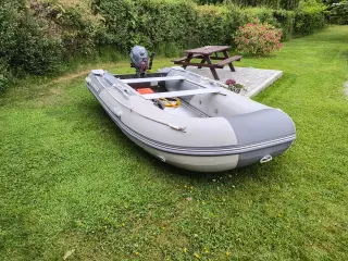 Gummibåd 370 med Yamaha påhængsmotor