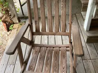 Havestole i fyrretræ