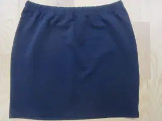 Str. S/M, mørkeblå nederdel