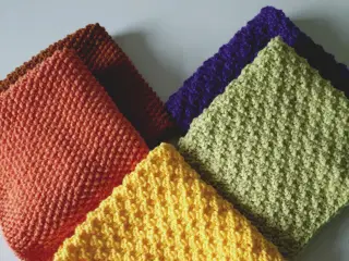 5 Karklude hjemmestrikkede 
