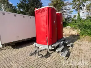 Dobbelt toilet trailer Stema F 7515