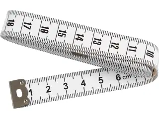 Holdbare 150 cm Målebånd - 6 stk. i Pakke