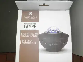 Stjernehimmel lampe med indbygget højtaler
