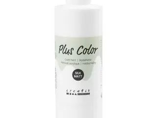 Plus Color Hobbymaling, hvid, 250ml/ 1 fl.