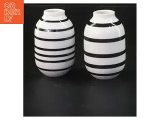 Stribet vaser fra K&#228;hler (str. 8 cm)