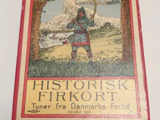 Historisk Firkort. Vintage kortspil fra CES nr 24.