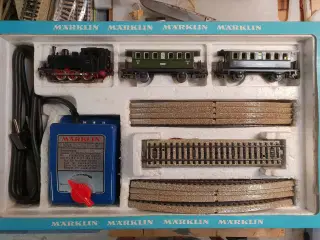 Klassisk modeltog Märklin begyndersæt #2947 H0 