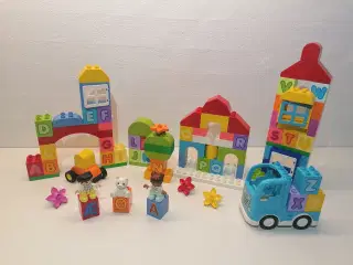 Duplo Alfabet By med mange forskellige figurer, 