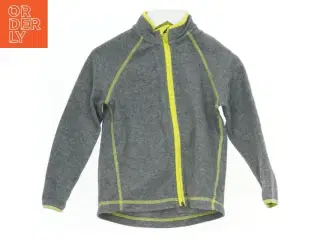 Grå fleecejakke med neon detaljer fra H&M (str. 98)