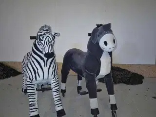 Fun Animals XL - Æsel & Zebra