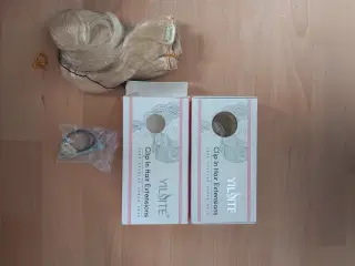 100% ægte menneskehår 2x 120g extensions,8 stykker
