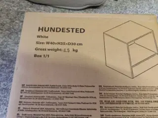 Sengebord væghængt