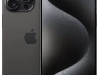 iPhone 15 Pro Max 256GB sort incl cover (som ny)