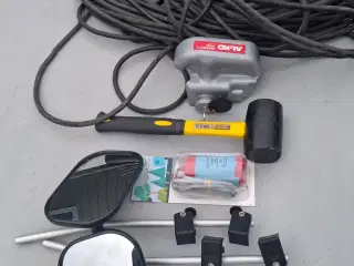 forskellige campingdele spejle med videre