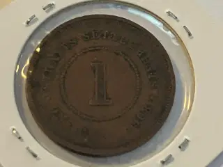 One Cent 1908 Straits Settlements