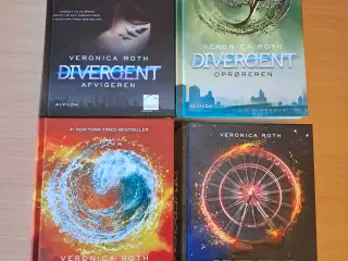 Divergent bøger/books 1-4
