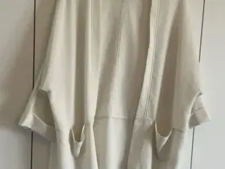 Hvid oversized cardigan