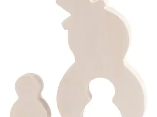 2i1 figur, snemænd, H: 4,5+11,5 cm, D: 1,2 cm, B: 3+6,5 cm, 1 sæt
