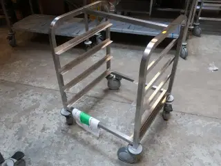 Kurvevogn til 4 opvaskekurve 500x500 mm r/s