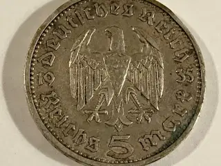 5 Mark 1935 Germany - Dårlig stand