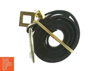 Læderbælte (str. Længde, 96 cm b 3 cm)