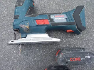 Bosch Stiksav med 2 Batterier