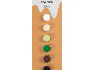 Plus Color Hobbymaling, natur, 6x5ml/ 1 pk.