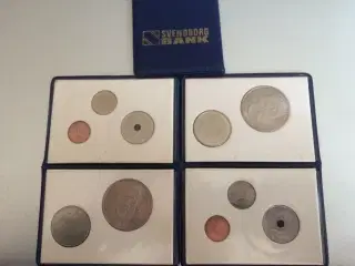 Bank møntsæt 1973 til 1980