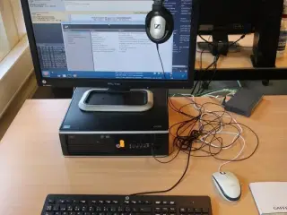 HP 22" skærm m. tastatur L2208w (PC medfølger ikke)