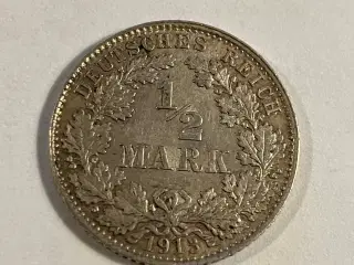 1/2 Mark 1913 Germany