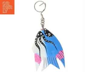 Nøglering med fiskeform (str. 14 x 6 cm)