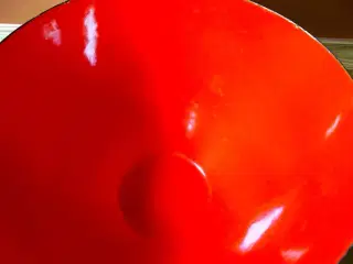 Original orangerød Krenit-skål