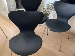 6 x Arne Jacobsen 7’er-stole – Dansk Designklassik