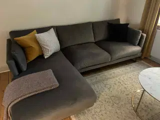 Veloursofa 