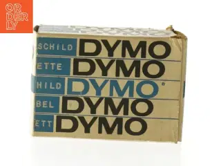 Vintage Dymo Prægemaskine Tape fra Dymo (str. 8 stykker)