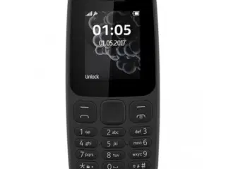 Nokia 105 (2019) Dual SIM 1,45" - Sort mobiltelefon
