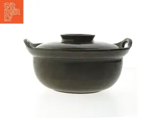 Keramisk gryde med låg (str. Ø 25,5 cm)