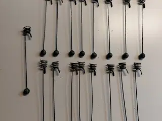 17 stk gamle Julelys holdere til juletræ