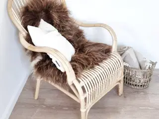 Lænestol I bambus naturrattan