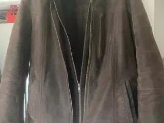 Læder jakke