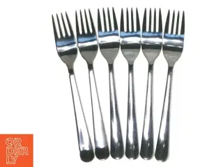 Sæt af 6 gafler i rustfrit stål fra IKEA (str. 6 styk. 19 cm)