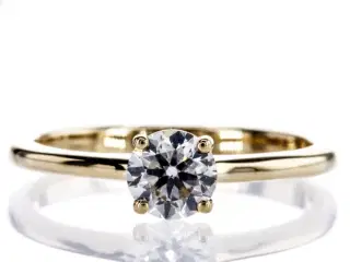 Naturlig Diamantring 0.76ct