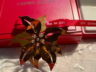 Georg Jensen juleuroer forgyldt med 24 karat guld 