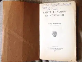 Carl Bernhard: Tante Lenores Erindringer