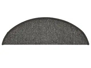 Trappemåtter 15 stk. 56x17x3 cm mørkegrå