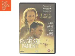 DEN ENGELSKE PATIENT med Ralph Fiennes (DVD)