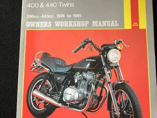 Kawasaki Z400 - 440 twins 1974-1981 rep. bog