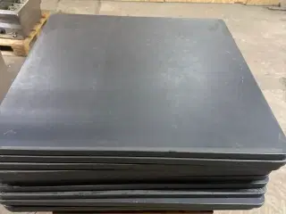 12 stk. Kunstlæder bordplader 80*80 (MOMSFRI)