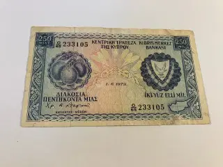 250 Mils Cyprus 1979