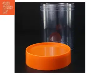 Orange låg til opbevaringsbeholder